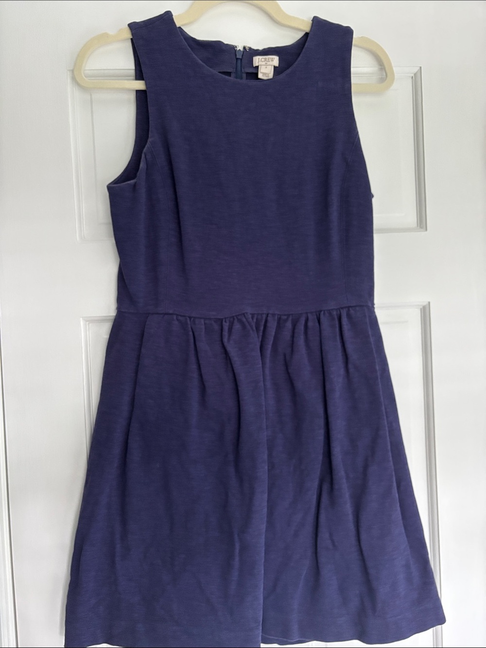 J. Crew women' Purple Sleeveless Knit Dress